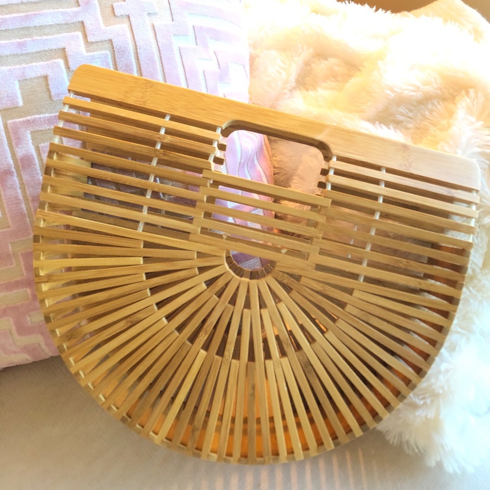 Bamboo Ark Bag/Clutch, “Cult Gaia” Look-a like!!